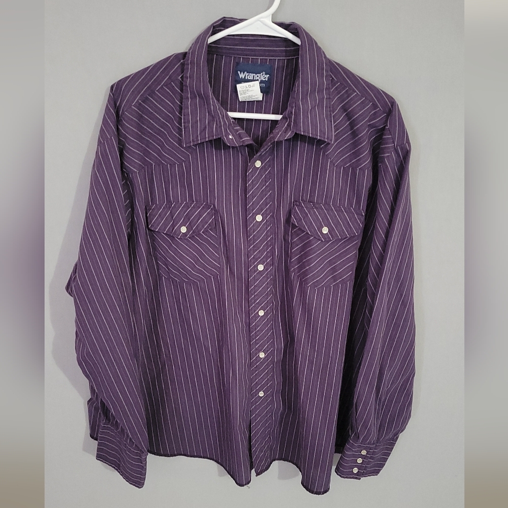 Wrangler pearl snap Western shirt size XXL